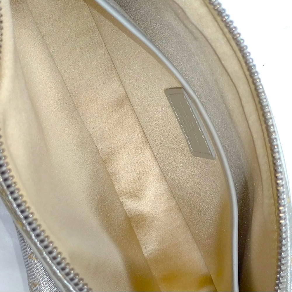 Authentic Louis Vuitton Mini Lin Silver Gold Monogram Bag, Dust Bag Incl. - Picture 6 of 13